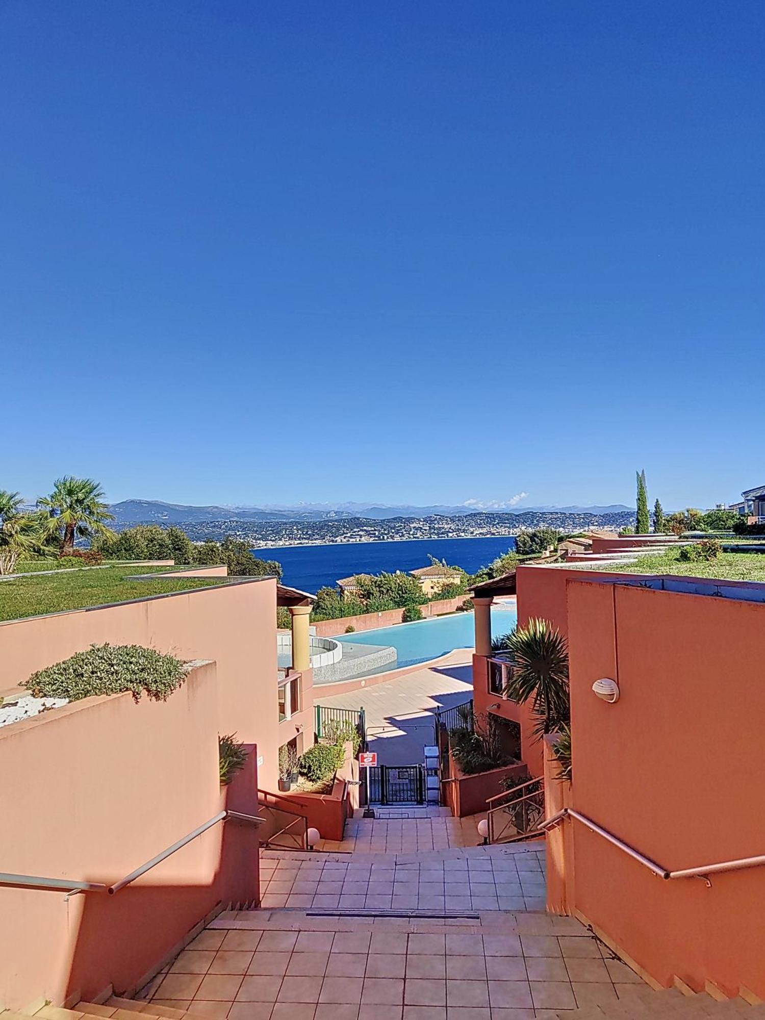 Appartamento Vue Mer, Piscine, Free Parking Théoule-sur-Mer Esterno foto